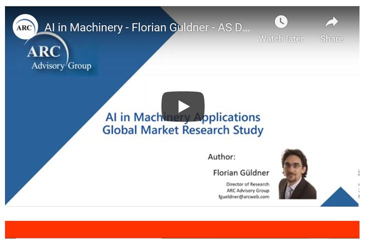 AI in machinery applications