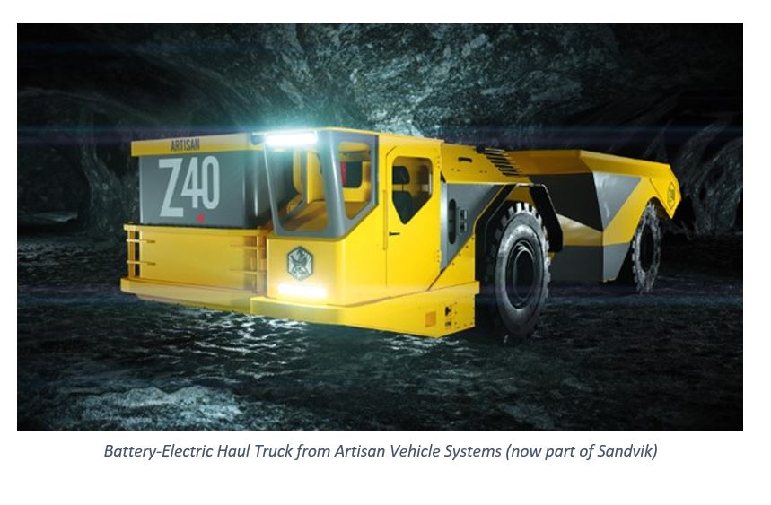 Electric Mining Vehicles  Battery-Electric%20Haul%20Truck%20from%20Artisan%20Vehicle%20Systems.JPG