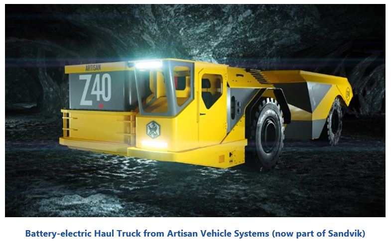 Electric Mining Vehicles  Battery-electric%20Haul%20Truck%20from%20Artisan%20Vehicle%20Systems.JPG