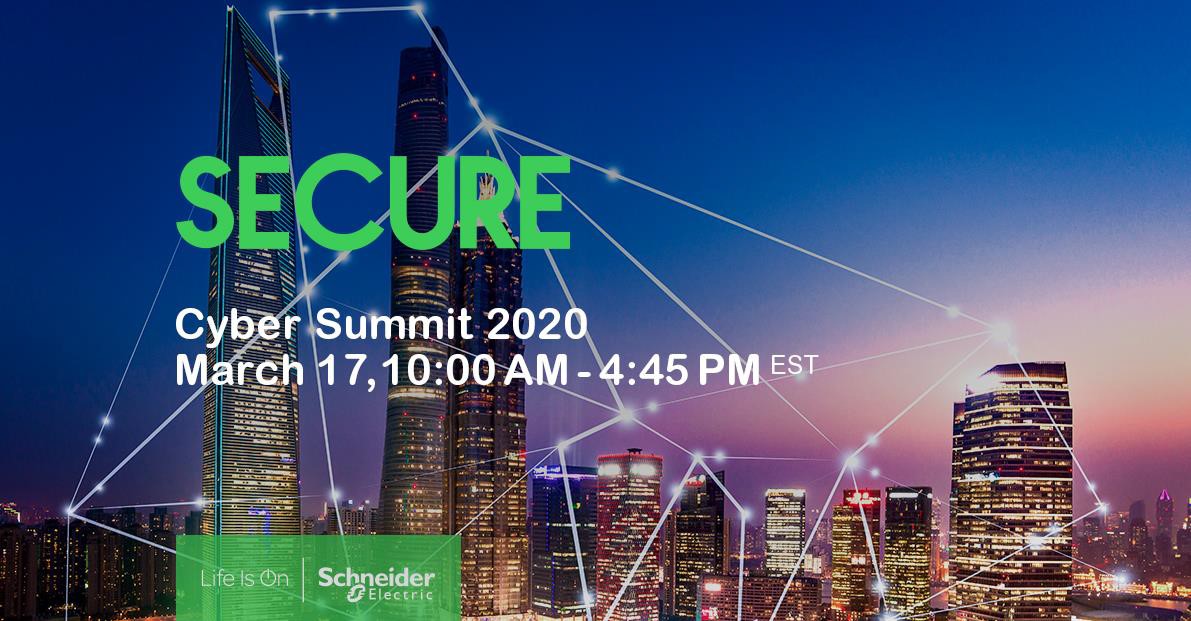 Schneider Cyber Summit 2020
