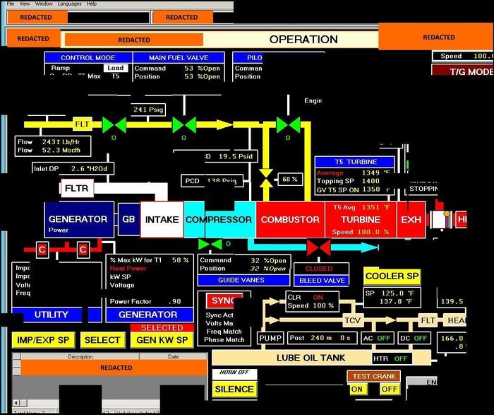 DHS Screenshot of power system HMI that was hacked by Energetic Bear